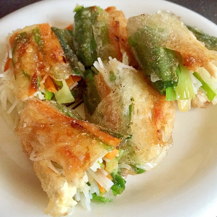 ライスペーパーで巻いてフライパンで焼くだけ レシピ 作り方 By らくてんパンダ 楽天レシピ